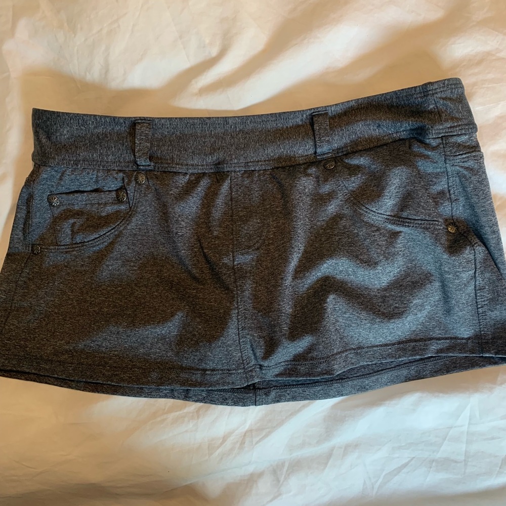 Athleta swim skirt grey S